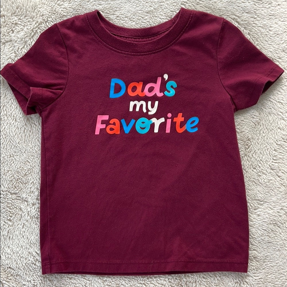 Cat & Jack Red and Blue Short Sleeve Tee